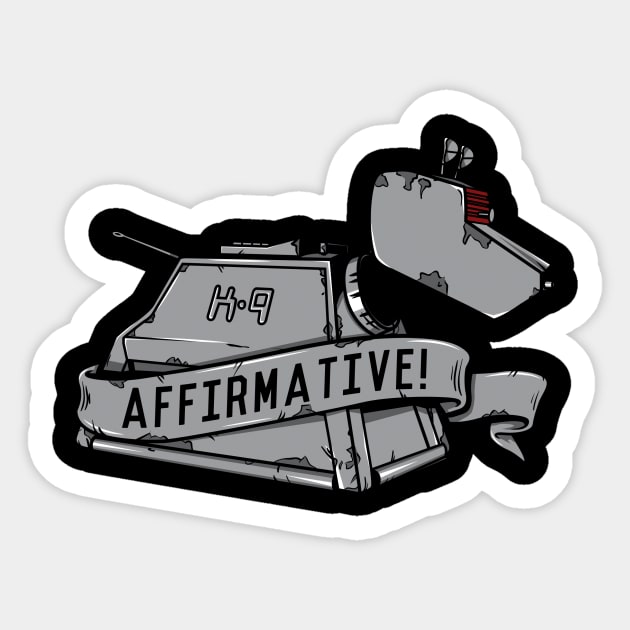 Affirmative Sticker by AmdyDesign